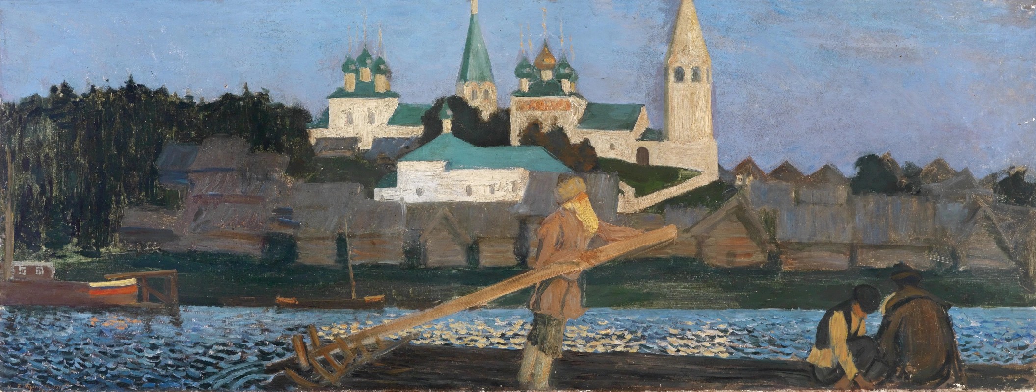 Никольский храм и исторические руины Макариева-Решемского монастыря